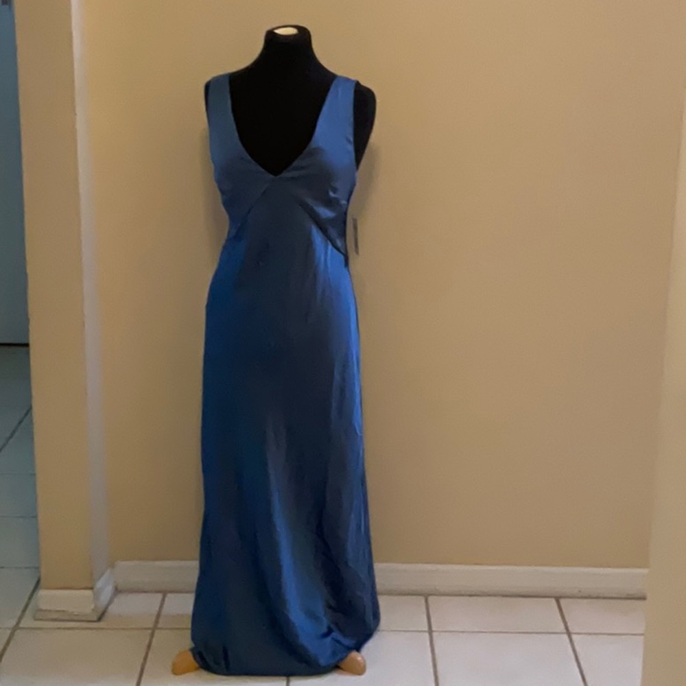 A New Day Women’s Maxi Lingerie Deep V-Neck Sleeveless Slip Dress Size Small NWT